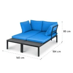 Cartagena Lounger 2 Zweisitzer Mit Tisch Stahl Polyester -Einrichtungsgeschäft 10035434 yy 0009 logo