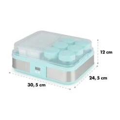 Gaia Greek Joghurt-Maker 1,26 L 6 Gläser Inkl. Sieb-Box -Einrichtungsgeschäft 10035435 yy 0008 logo Klarstein Gaia Greek Joghurtmaker mint