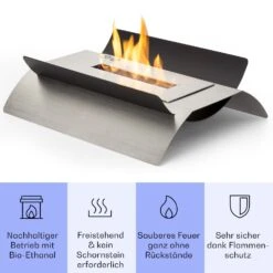 Phantasma Graca Ethanol-Kamin Rauch- & Geruchlos Bio-Ethanol -Einrichtungsgeschäft 10035456 de 0003 usp