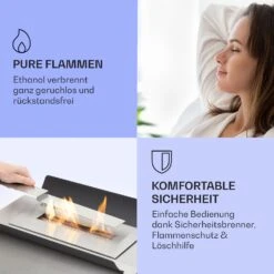 Phantasma Graca Ethanol-Kamin Rauch- & Geruchlos Bio-Ethanol -Einrichtungsgeschäft 10035456 de 0006 usp