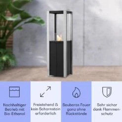 Phantasma Pinar Ethanol-Kamin Rauch- & Geruchlos Bio-Ethanol -Einrichtungsgeschäft 10035459 de 0003 usp