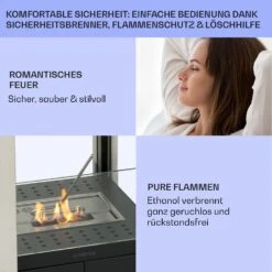 Phantasma Pinar Ethanol-Kamin Rauch- & Geruchlos Bio-Ethanol -Einrichtungsgeschäft 10035459 de 0006 usp