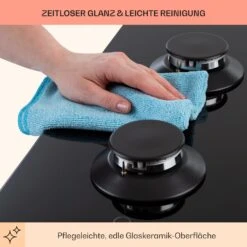 Illuminosa 5 Gaskochfeld 5-flammig Sabaf-Brenner Glaskeramik -Einrichtungsgeschäft 10035465 de 0007 usp