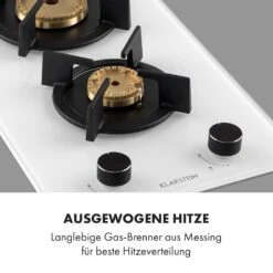 Goldflame Domino Gaskochfeld 2-flammig Messing-Brenner Glaskeramik -Einrichtungsgeschäft 10035498 de 0003 logo