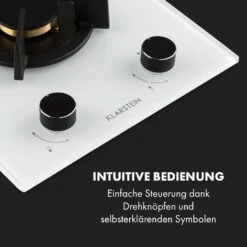 Goldflame Domino Gaskochfeld 2-flammig Messing-Brenner Glaskeramik -Einrichtungsgeschäft 10035498 de 0004 logo