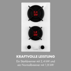 Goldflame Domino Gaskochfeld 2-flammig Messing-Brenner Glaskeramik -Einrichtungsgeschäft 10035498 de 0006 logo