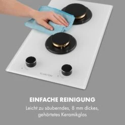 Goldflame Domino Gaskochfeld 2-flammig Messing-Brenner Glaskeramik -Einrichtungsgeschäft 10035498 de 0008 logo