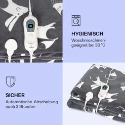 Dr. Watson XXL Heizdecke 3 Stufen Waschbar 200x180cm Coral Fleece -Einrichtungsgeschäft 10035503 de 0004 logo