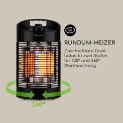 Heat Guru 360 Mini Infrarot-Heizstrahler 700/350W Oszillation -Einrichtungsgeschäft 10035506 de 0005 logo