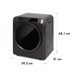 EZ Dry Wäschetrockner Ablufttrockner 1500W 6kg 60cm -Einrichtungsgeschäft 10035544 yy 0008 logo Klarstein Waeschetrockner EZ Dry grau