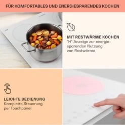 Virtuosa 4 Einbaukochfeld 4 Zonen 6500W Glaskeramik -Einrichtungsgeschäft 10035552 de 0004 usp