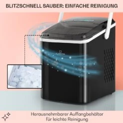 Arctic Porter Eiswürfelmaschine Bullet-Eis 12kg/24h Edelstahl -Einrichtungsgeschäft 10035553 de 0005 usp