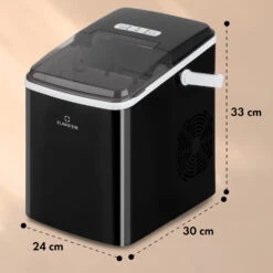 Arctic Porter Eiswürfelmaschine Bullet-Eis 12kg/24h Edelstahl -Einrichtungsgeschäft 10035553 yy 0011 dimensions