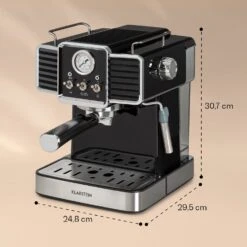 Gusto Classico Espressomaker 1350 Watt 20 Bar Druck 1,5 Liter -Einrichtungsgeschäft 10035564 yy 0008 logo