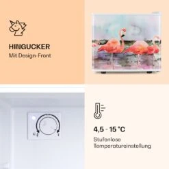 Pretty Cool Make-Up-Kühlschrank Flamingo 17 Liter 50 Watt 1 Boden -Einrichtungsgeschäft 10035626 de 0005 logo