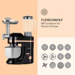 Lucia Elegance Küchenmaschine Mixer Fleischwolf 2000W BPA-frei -Einrichtungsgeschäft 10035639 de 0005 logo