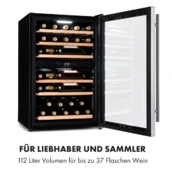 Vinamour 37 Duo Weinkühlschrank 2 Kühlzonen 112 Liter 37 Flaschen -Einrichtungsgeschäft 10035663 de 0003 logo