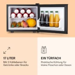 Geheimversteck Mini-Kühlschrank 2 Ebenen 17Ltr. 26dB Thermoelektrisch -Einrichtungsgeschäft 10035730 de 0003 logo