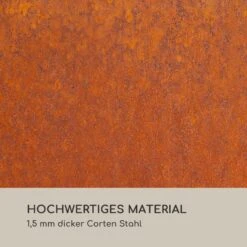 Desert Rust Square Feuerschale Pflanzschale Stahl 52x46 Cm Rost-Optik -Einrichtungsgeschäft 10035751 de 0004 logo