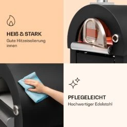 Diavolo Napoletana Pizzaofen Holzofen Rostfreier Edelstahl -Einrichtungsgeschäft 10035759 de 0004 logo