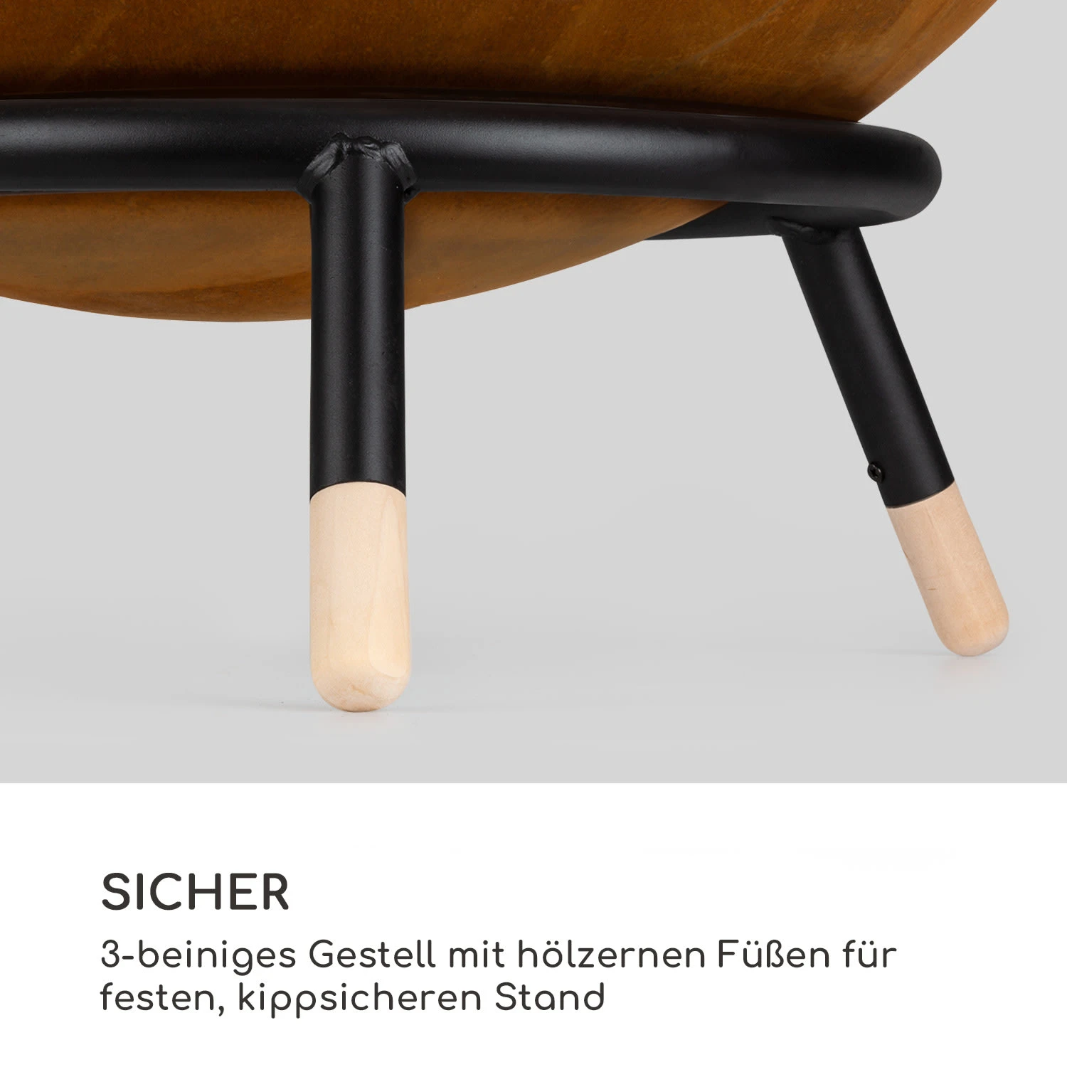 Fireball Rust Feuerschale 60 Cm Ø Kippbare Rost-Finish Rost / Holz 7 Fireball Rust Feuerschale 60 Cm Ø Kippbare Rost-Finish Rost / Holz – Bild 7