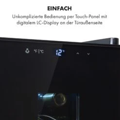 Bellevin 6 Uno Weinkühlschrank 17 Liter 11-18 °C SingleZone LED -Einrichtungsgeschäft 10035858 de 0004 logo