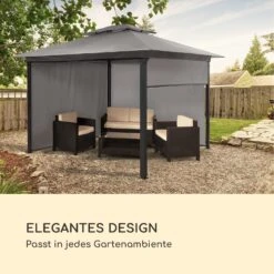 Grandezza Cortina Gartenpavillon 3x3m 4 Seitenteile -Einrichtungsgeschäft 10035865 de 0006 logo