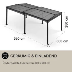 Pantheon Solid Sky Expand Pavillon Seitenwände 3x3-5,6 M Aluminium -Einrichtungsgeschäft 10035869 de 0004 usp