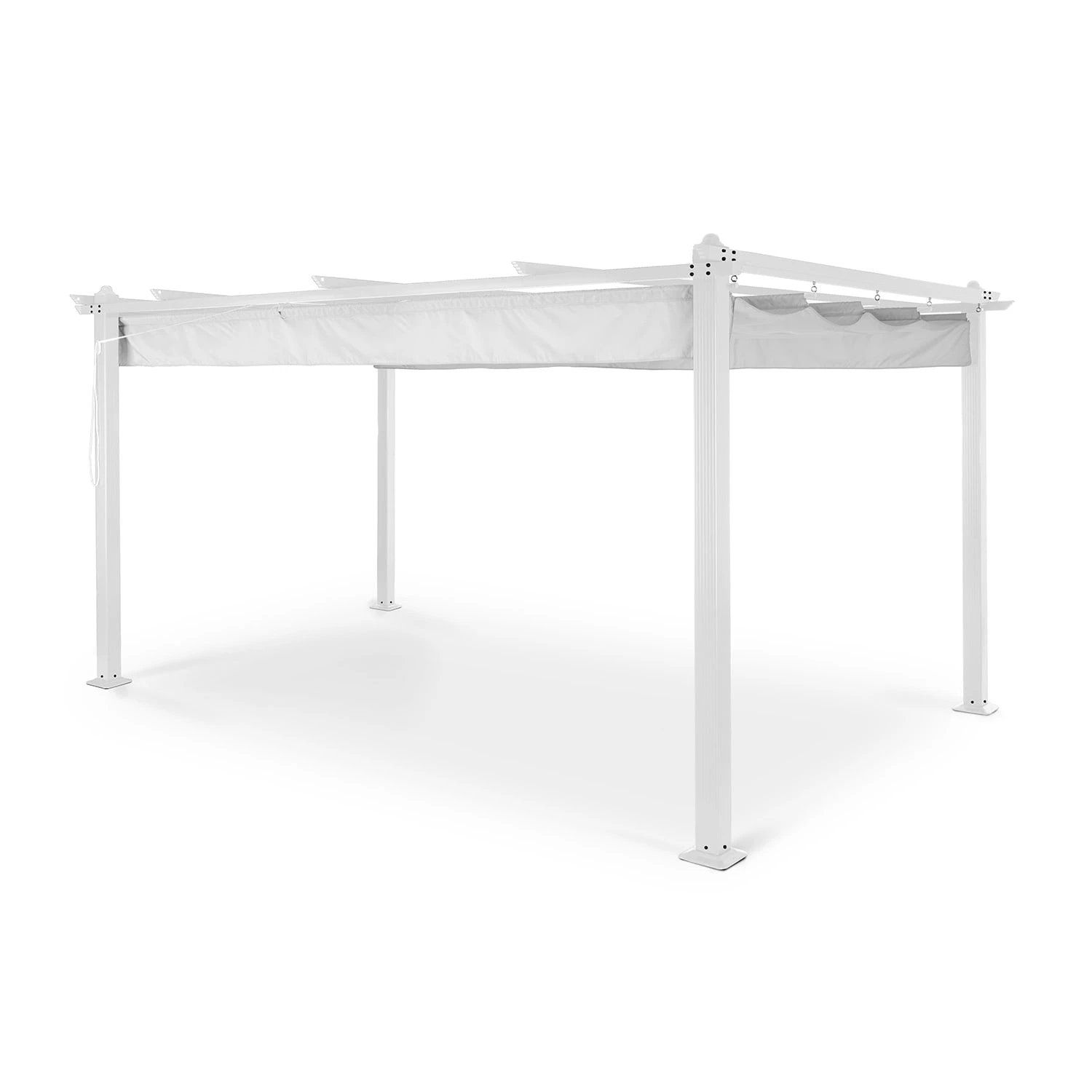 Pantheon Pergola Aluminiumkantrohr 3x4m 4 Eckpfosten Wasserabweisend 1 Pantheon Pergola Aluminiumkantrohr 3x4m 4 Eckpfosten Wasserabweisend