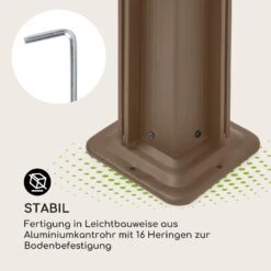 Pantheon Cortina Rust Pavillon Mit Dach 3x4 M 4 Seitenteile -Einrichtungsgeschäft 10035896 de 0006 logo