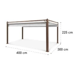 Pantheon Cortina Rust Pavillon Mit Dach 3x4 M 4 Seitenteile -Einrichtungsgeschäft 10035896 yy 0009 logo