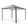 Pantheon Solid Sky Ambient Solar Pavillon 3x4m Polycarbonat Aluminium