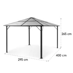 Pantheon Solid Sky Ambient Solar Pavillon 3x4m Polycarbonat Aluminium -Einrichtungsgeschäft 10035907 yy 0009 logo