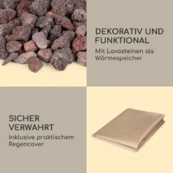 Prati Gas-Feuerstelle 13 KW Elektrisches Zündsystem Lavasteine Inkl. Regenschutz 14 Prati Gas-Feuerstelle 13 KW Elektrisches Zündsystem Lavasteine Inkl. Regenschutz -Einrichtungsgeschäft 10035936 de 0007 logo