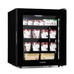 IceAge 88 Gefrierschrank 88 Liter EEK E 3 Etagen Thermostat Glasfront