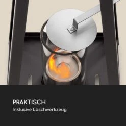 Fiamme Triangolo Ethanol-Laterne 2-Set Edelstahl-Brenner 0,3 Liter 4h Brenndauer -Einrichtungsgeschäft 10036072 de 0007 logo