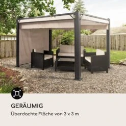Pantheon Cortina Pergola Ersatzseitenwand Set: 4 Wände 200 G/m² Polyester-Tuch 3x3m 9 Pantheon Cortina Pergola Ersatzseitenwand Set: 4 Wände 200 G/m² Polyester-Tuch 3x3m -Einrichtungsgeschäft 10036116 de 0004 logo