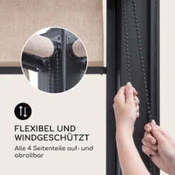 Pantheon Cortina Pergola Ersatzseitenwand Set: 4 Wände 200 G/m² Polyester-Tuch 3x3m 10 Pantheon Cortina Pergola Ersatzseitenwand Set: 4 Wände 200 G/m² Polyester-Tuch 3x3m -Einrichtungsgeschäft 10036116 de 0005 logo