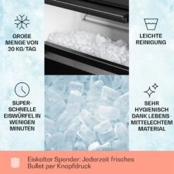 Powericer XL Eiswürfelmaschine 20 Kg/Tag 145 Watt 8 Powericer XL Eiswürfelmaschine 20 Kg/Tag 145 Watt -Einrichtungsgeschäft 10036152 de 0002 usp