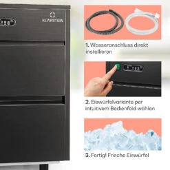 Powericer XL Eiswürfelmaschine 20 Kg/Tag 145 Watt 10 Powericer XL Eiswürfelmaschine 20 Kg/Tag 145 Watt -Einrichtungsgeschäft 10036152 de 0004 usp