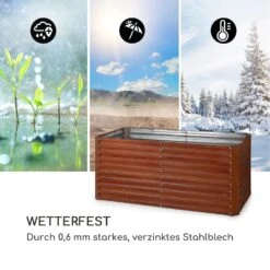 Rust Grow Hochbeet Gartenbeet Verzinktes Stahlblech Rost-Finish -Einrichtungsgeschäft 10036159 de 0006 logo