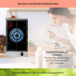 Alchemist Gaskochfeld 1 Wokbrenner Glaskeramik -Einrichtungsgeschäft 10036335 de 0003 usp