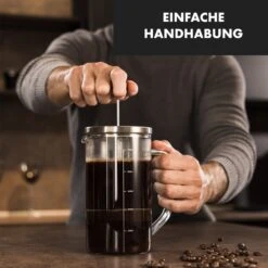Glaswerk Ristretto French Press 1 Liter Borosilikatglas Edelstahl Walnussholz -Einrichtungsgeschäft 10036368 de 0003 logo