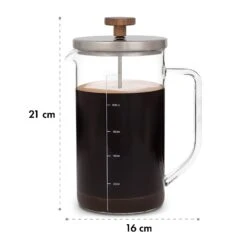 Glaswerk Ristretto French Press 1 Liter Borosilikatglas Edelstahl Walnussholz -Einrichtungsgeschäft 10036368 yy 0008 logo