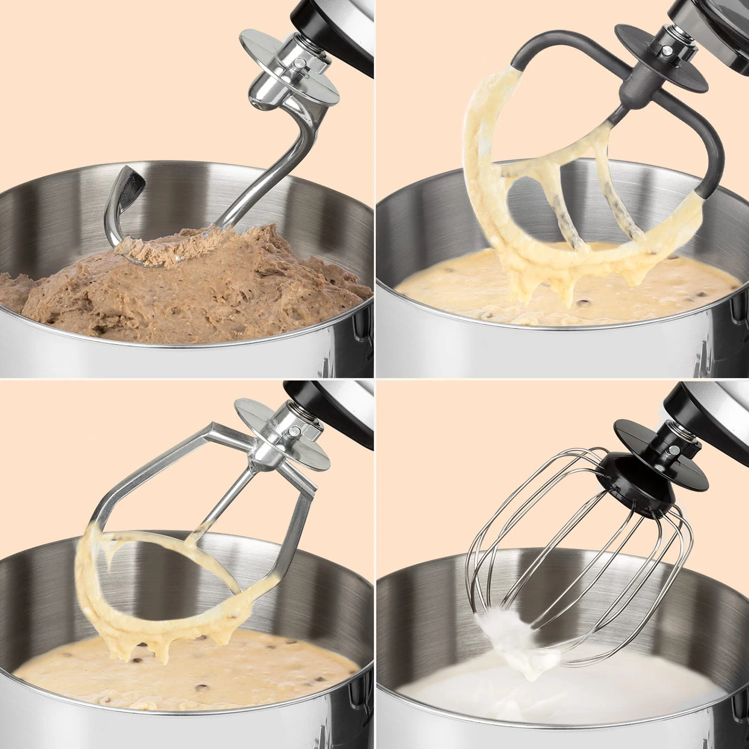 Knethaken Rührelement Für Bella Pico 2G / Robusta Aluminium-Druckguss 2 Knethaken Rührelement Für Bella Pico 2G / Robusta Aluminium-Druckguss – Bild 2