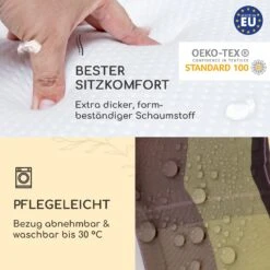 Sylt Polsterauflage Sesselauflage Kopfkissen Polyester 50x120x9cm -Einrichtungsgeschäft 10037347 de 0004 logo