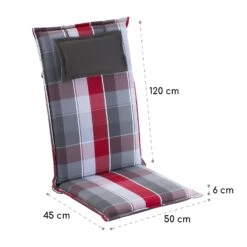 Donau Polsterauflage Sesselauflage Hochlehner Gartenstuhl Polyester 50x120x6cm -Einrichtungsgeschäft 10037391 yy 0005 logo