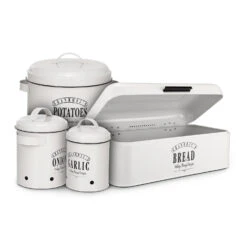 Delaware Brotkasten Metall 42x16x24,5 Cm Klappdeckel Lüftungslöcher -Einrichtungsgeschäft 10037442 yy 0006 logo