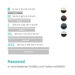 Balu Hundebett Hundekissen | Waschbar | Orthopädisch | Rutschfest | Atmungsaktiver Memory-Schaum | Größe S (72 X 8 X 50 Cm) -Einrichtungsgeschäft 10037554 de 0007 logo