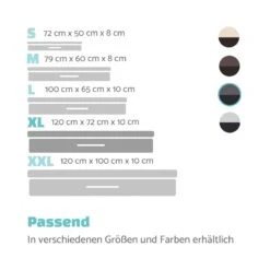 Balu Hundebett Hundekissen | Waschbar | Orthopädisch | Rutschfest | Atmungsaktiver Memory-Schaum | Größe XL (120 X 10 X 72 Cm) -Einrichtungsgeschäft 10037557 de 0007 logo